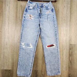 Ameeican Eagle Hifhest Rise 90's Boyfriend Jeans Size 2